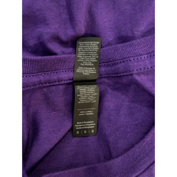 Gildan Hockey T Shirt NEW  Purple  Men’s Medium “Straight Outta The Penalty Box” - Picture 5 of 7